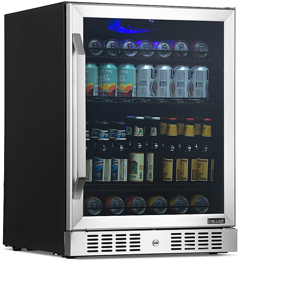 New Air 24 Built-in or Freestanding 177 Can Beverage Fridge -...