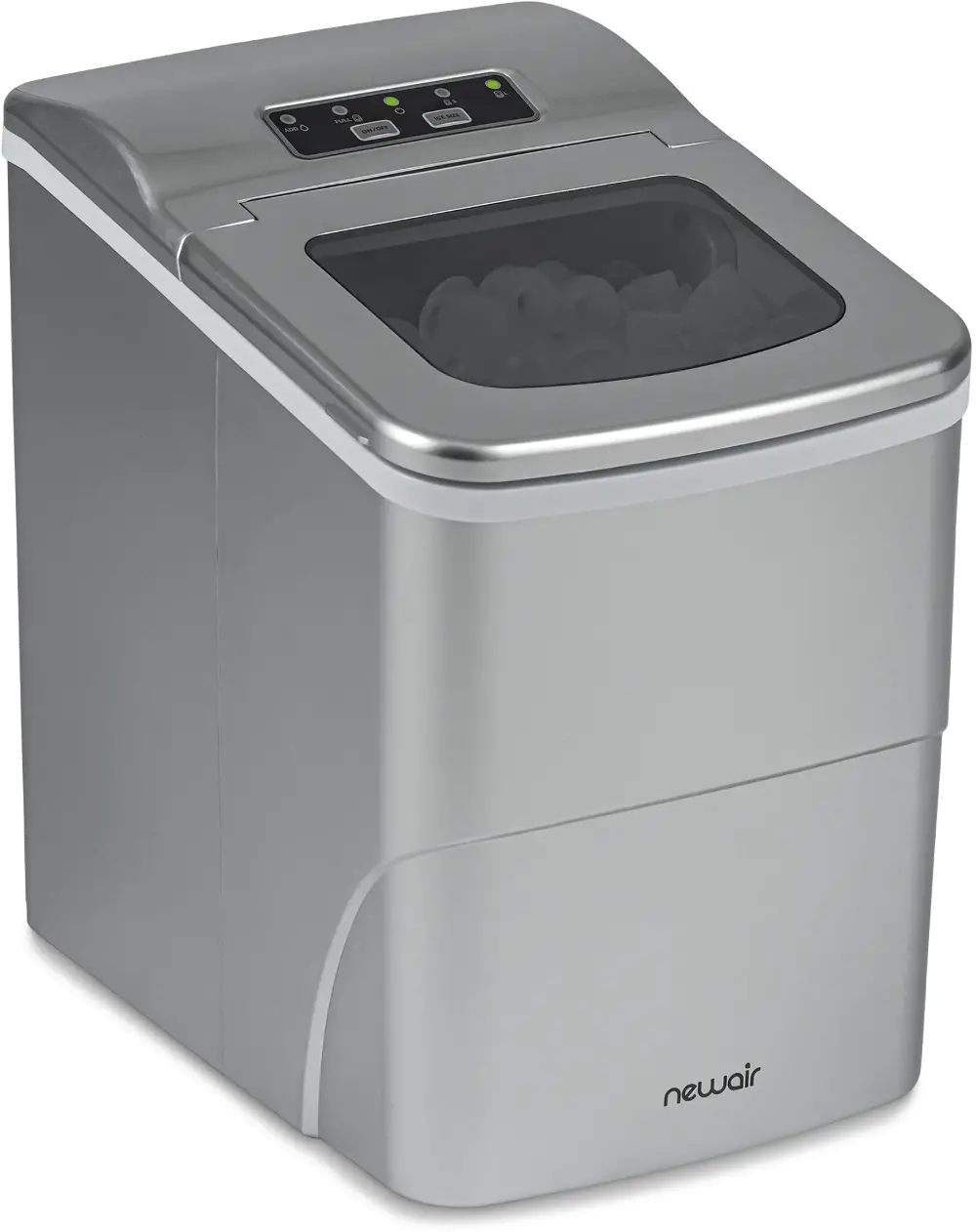 NIM026MS00 NewAir Matte Silver Countertop Ice Maker-1