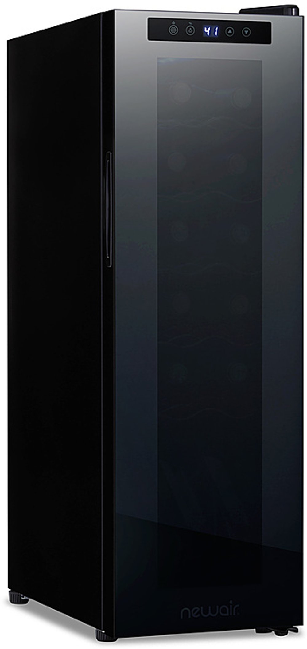 Newair Shadow Series 12 Bottle Wine Cooler Refrigerator - Black