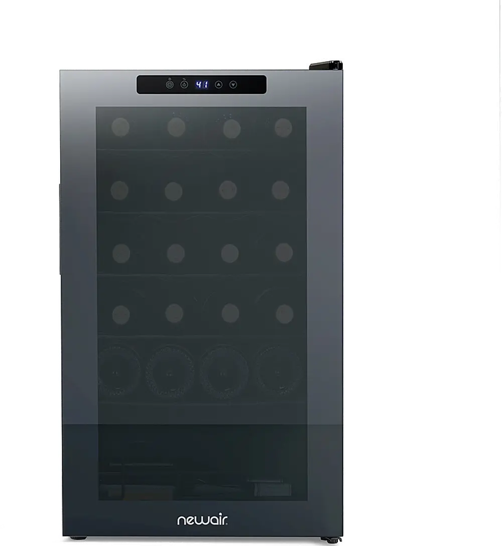 NWC024BK00 NewAir® Shadowᵀᴹ Series 24 Bottle Wine Cooler Refrigerator - Black-1
