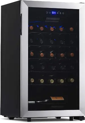  Velivi Upgraded 24 Inch Wine Cooler Refrigerator, 190