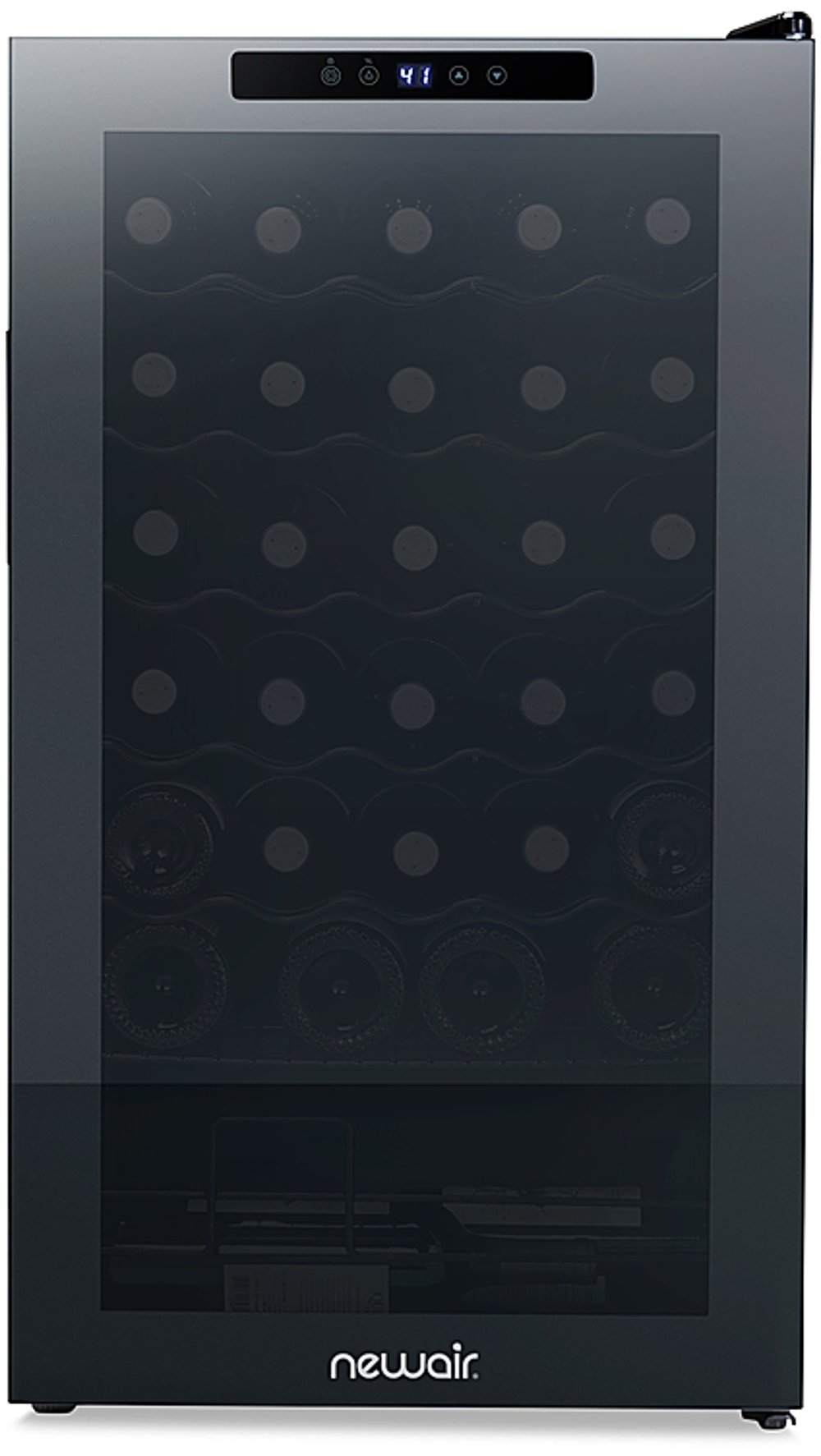 Newair Shadow Series 34 Bottle Wine Cooler Refrigerator - Black