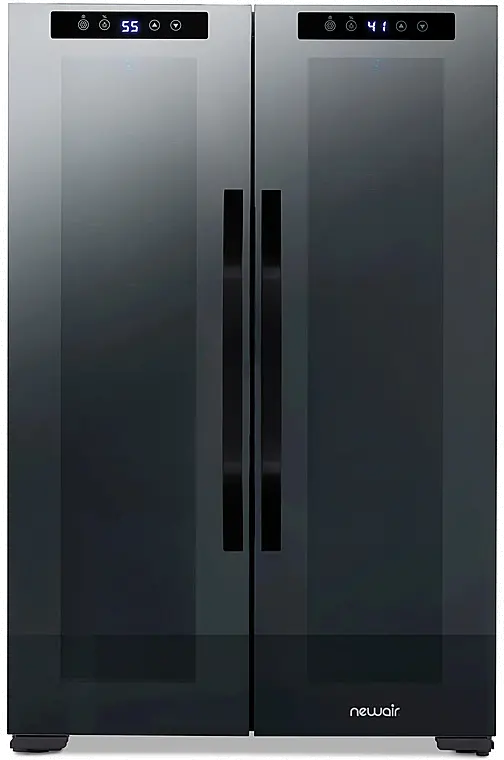 Photos - Wine Cooler NewAir New Air Shadow Series  Refrigerator - Black NWB051BKD0