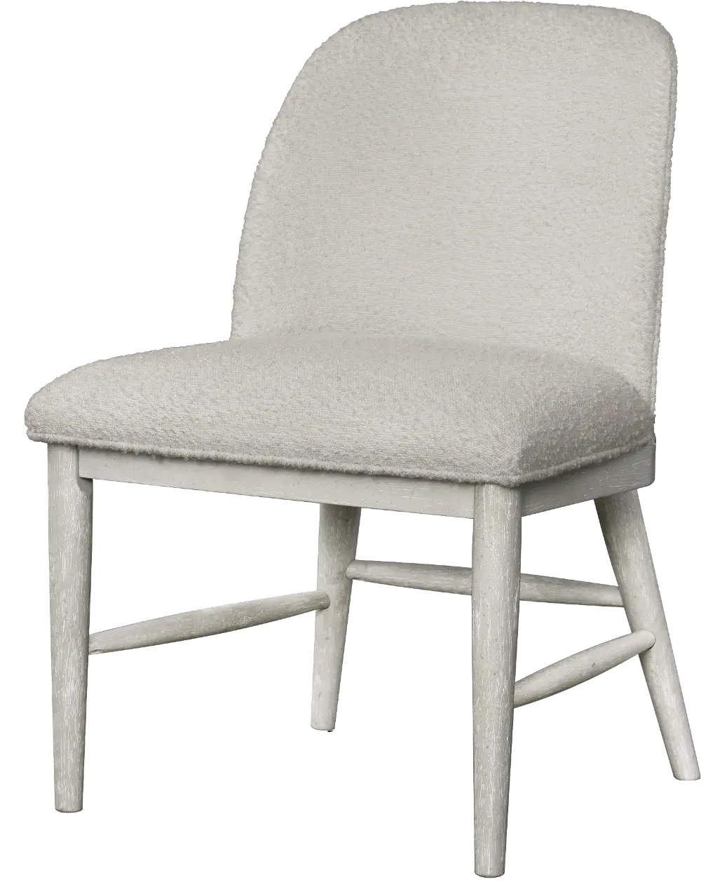 Coastal Farmhouse Gray Upholstered Dining Chair-1