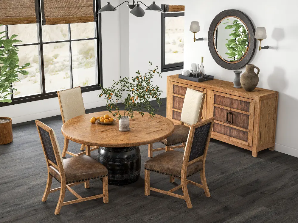 Big Sky Brown 5 Piece Dining Set-1