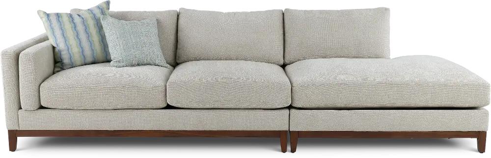 2PC/S0347/DOVE/OPT1 Kelsey Dove Beige 2 Piece Sectional-1