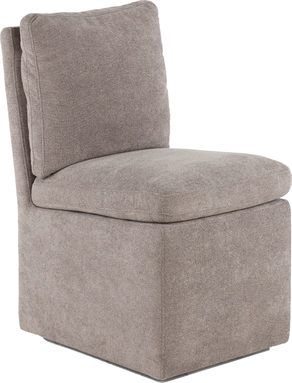 Elite Ash Gray Upholstered Dining Chair-1