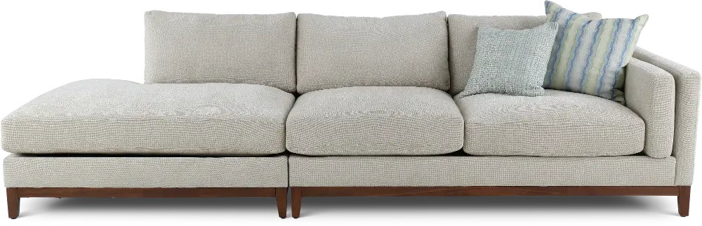 2PC/S0347/DOVE/OPT2 Kelsey Dove Beige 2 Piece Sectional-1