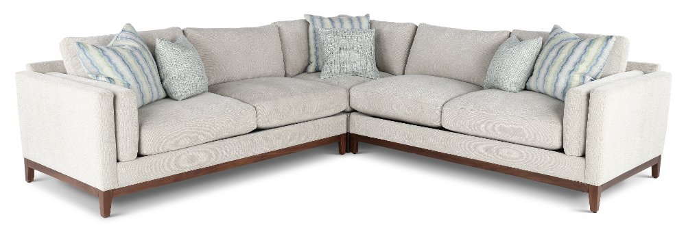 Kelsey Dove Beige 3 Piece Sectional