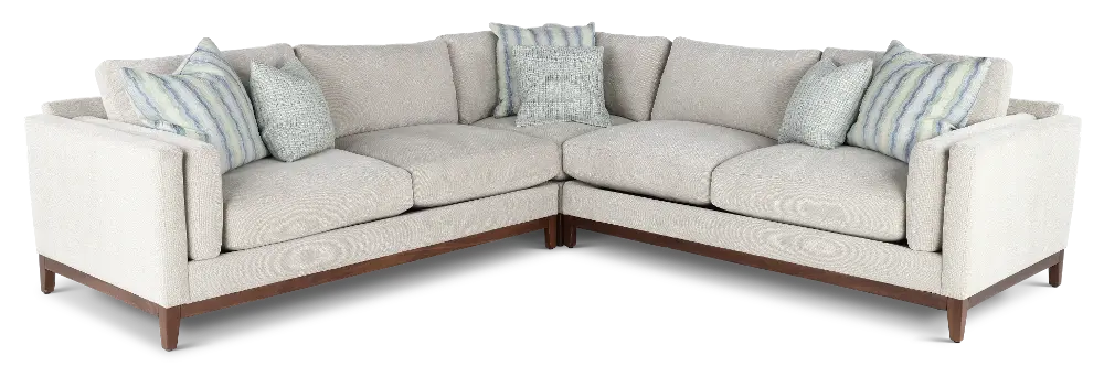 Kelsey Dove Beige 3 Piece Sectional-1