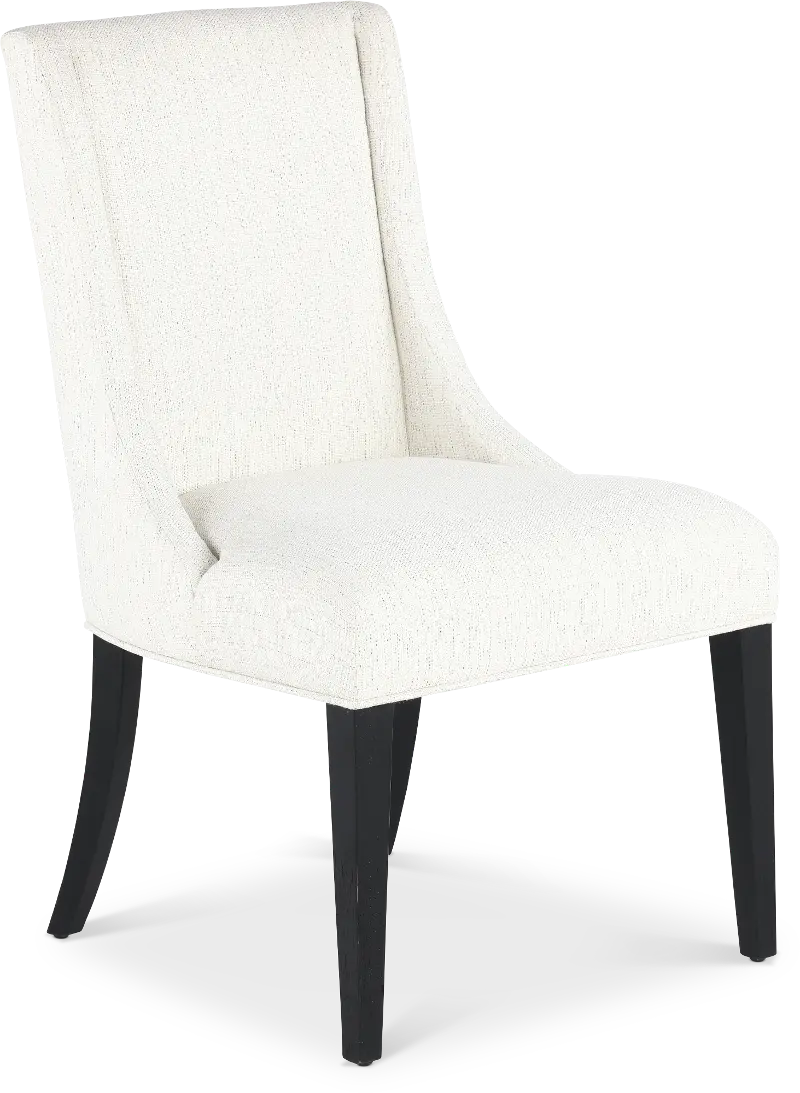 Callahan Black and Off-White Upholstered Dining Chair