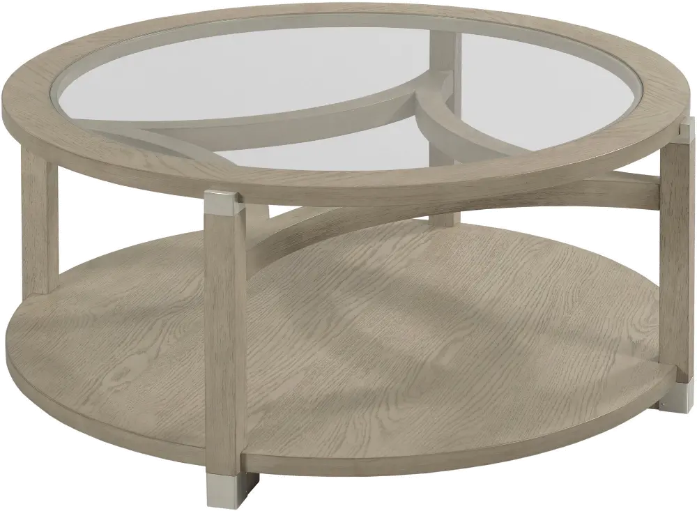 Solstice Soft Beige Round Coffee Table-1