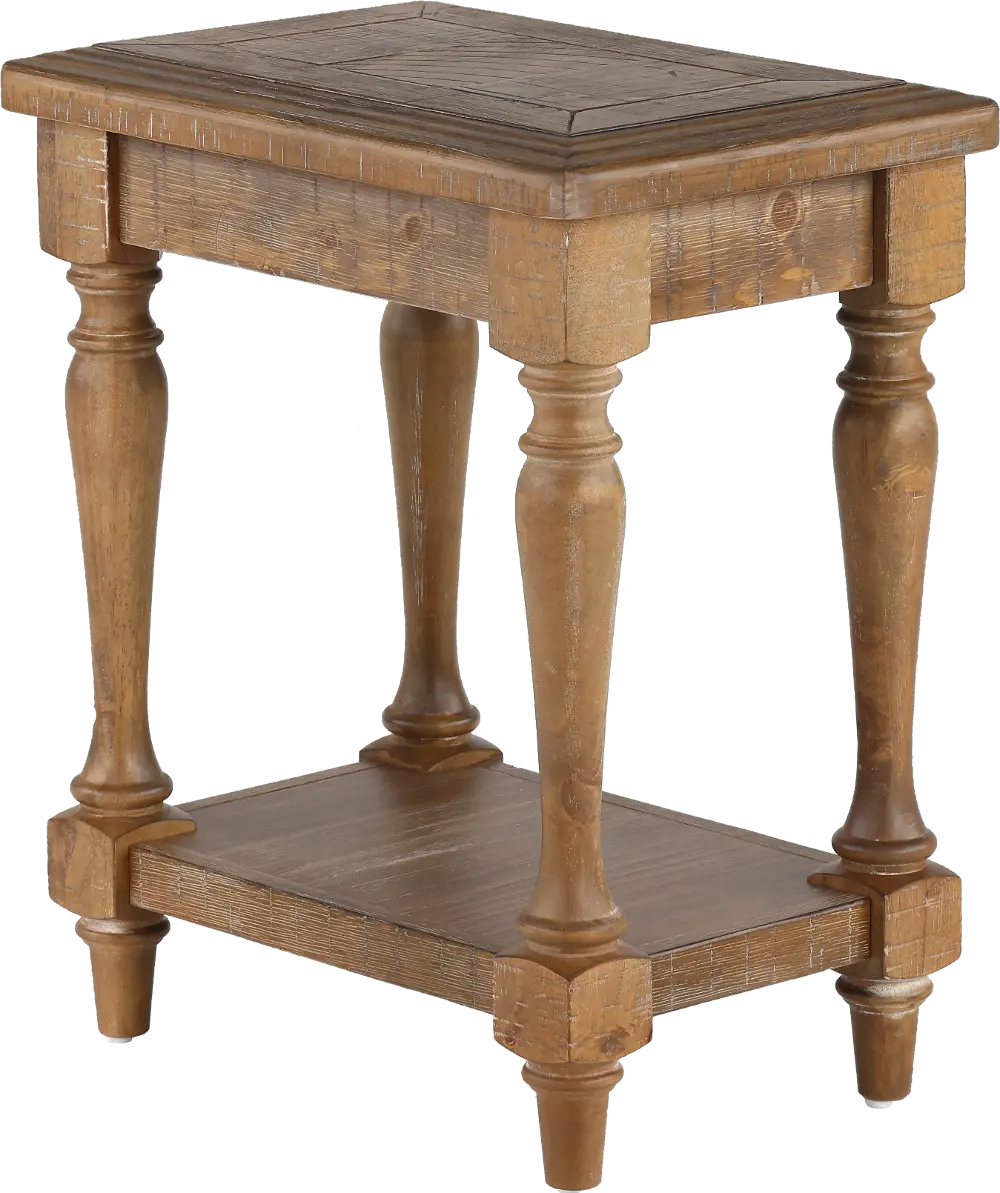 Augusta Brown Chairside Table-1