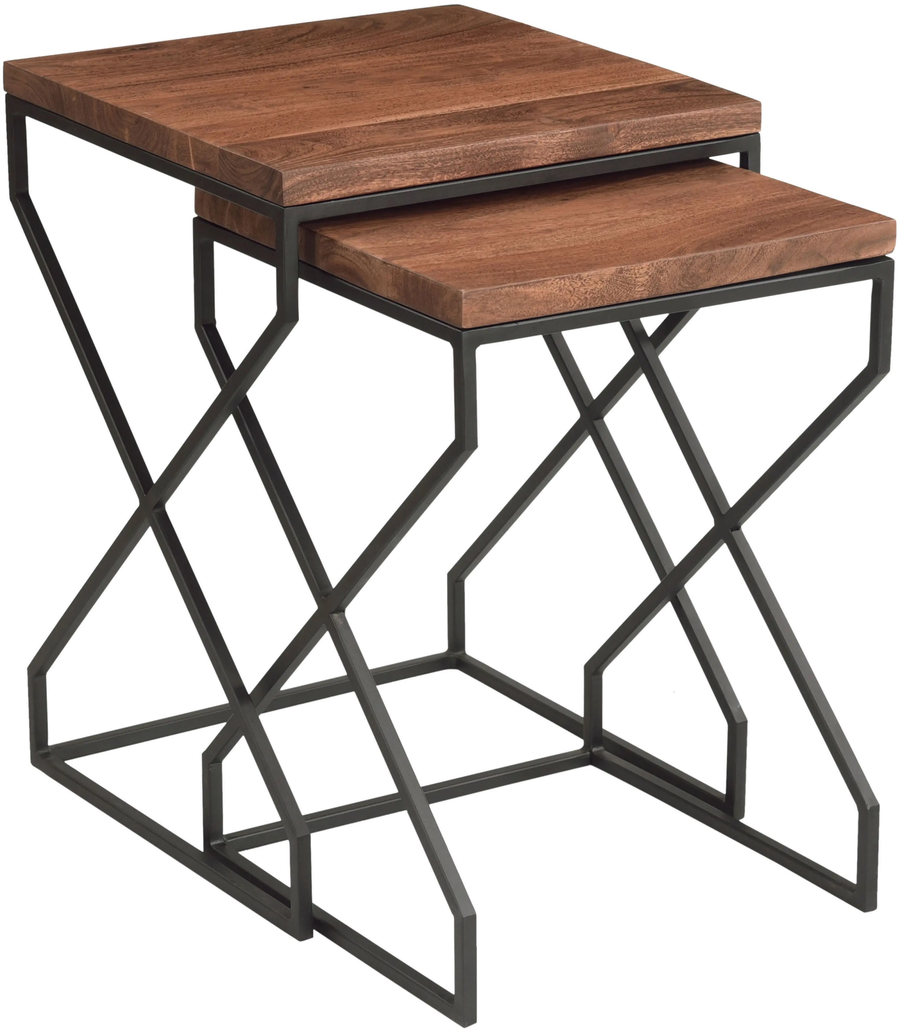 Mosley Brown Nesting Tables, Set of 2