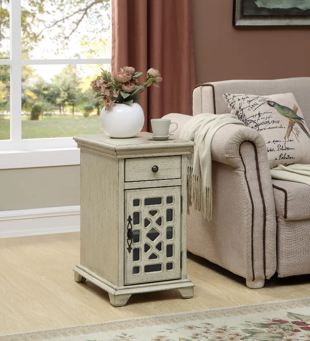96606 Becka Ivory Chairside Table-1