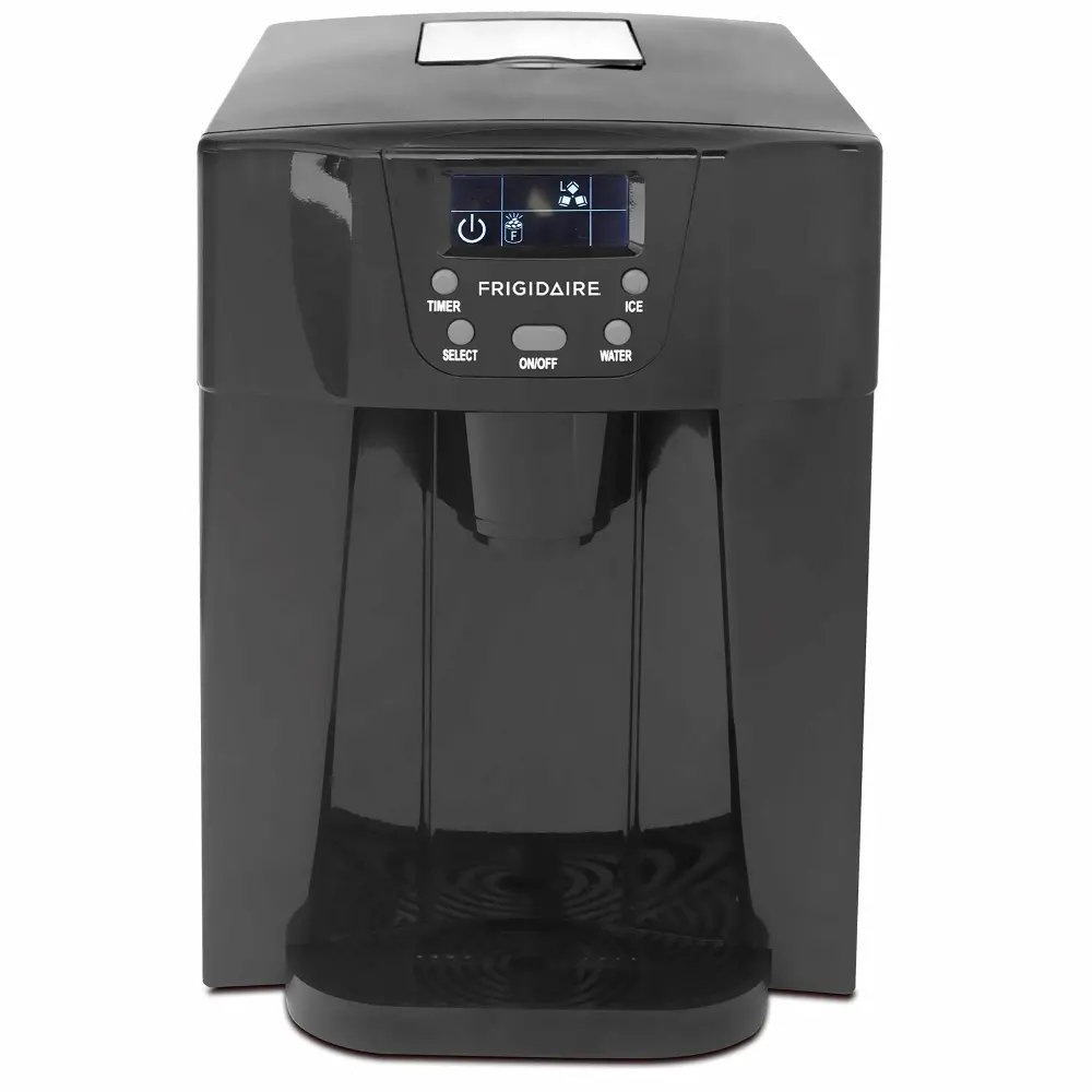 EFIC227BLK Frigidaire Black Countertop Ice Maker with Water Dispenser-1
