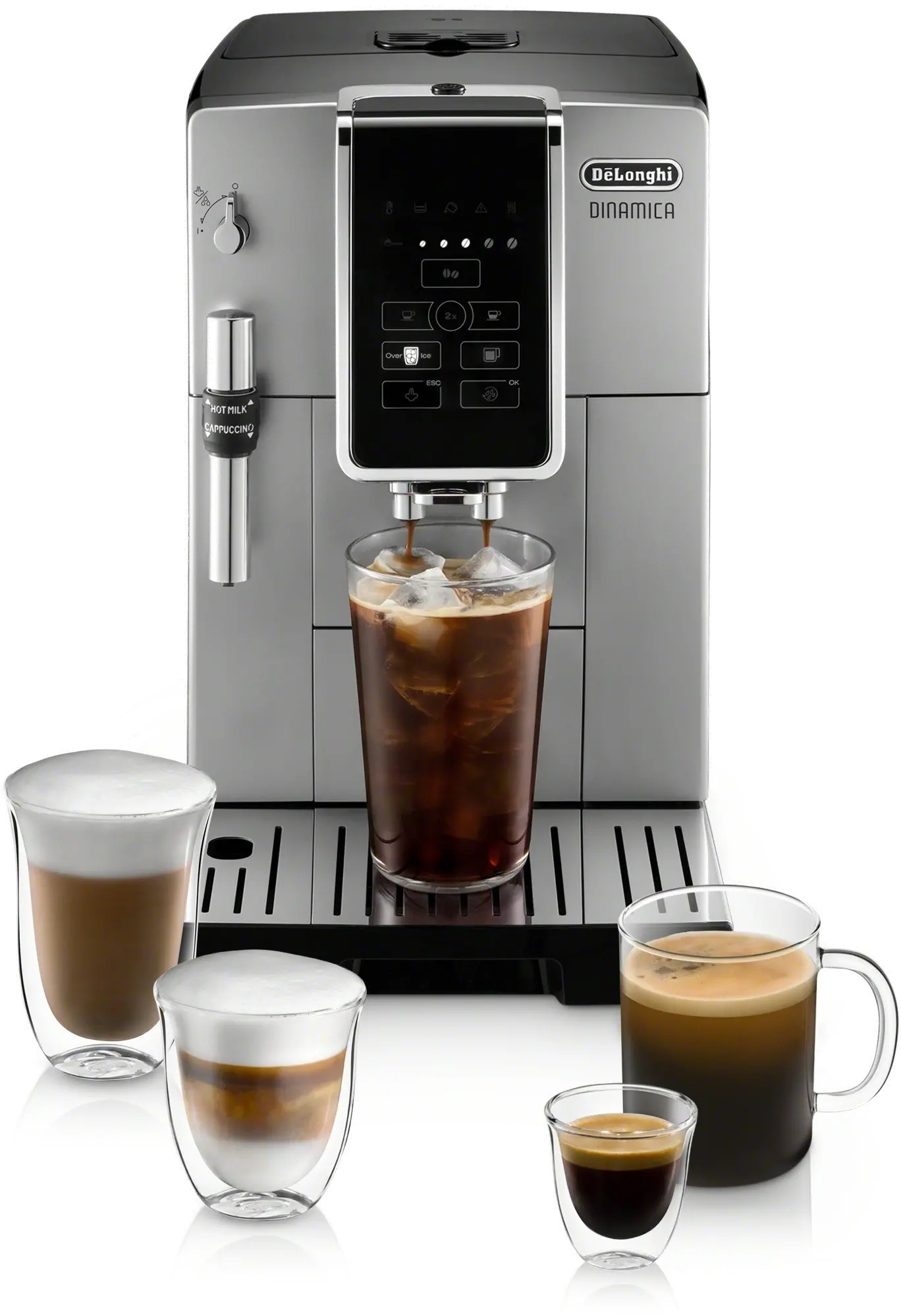 https://static.rcwilley.com/products/112930743/De-Longhi-Dinamica-TrueBrew-Over-Ice-Coffee-and-Espresso-Machine---Chrome-rcwilley-image1.webp