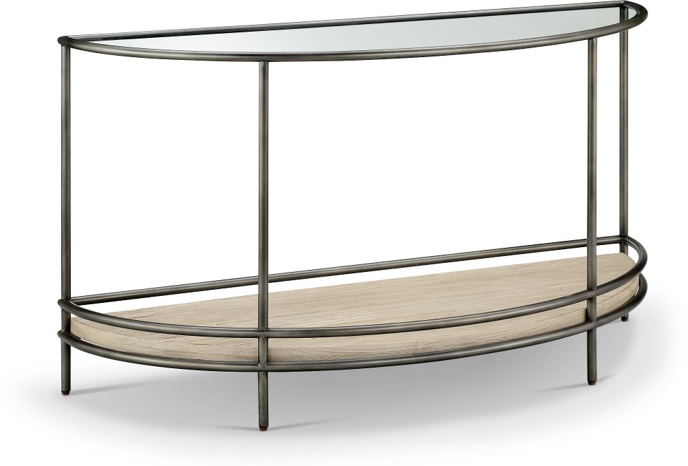 Cena Natural Curved Sofa Table