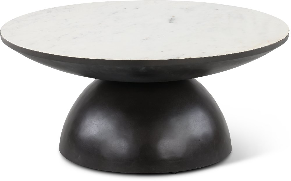 Circularity Black and White Coffee Table