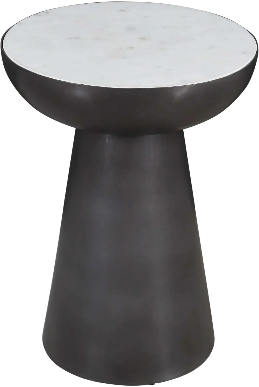 Circularity Black and White Chairside Table-1
