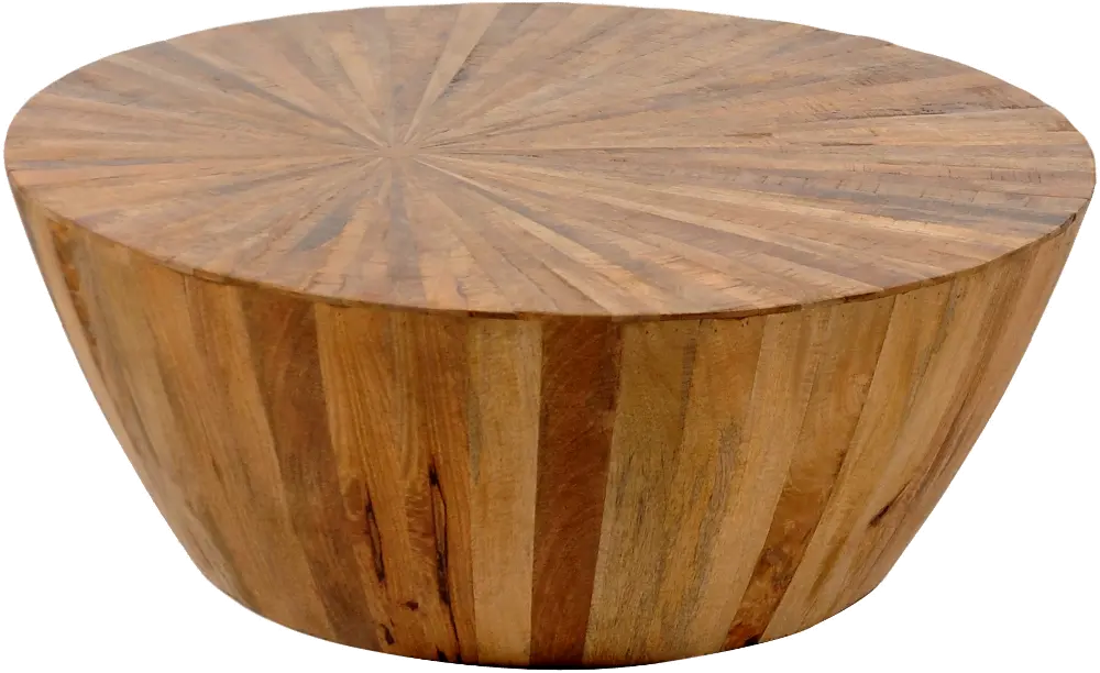 Cayley Natural Mango Wood Coffee Table-1