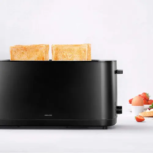 Zwilling Enfinigy Long 2-Slot Toaster - Black