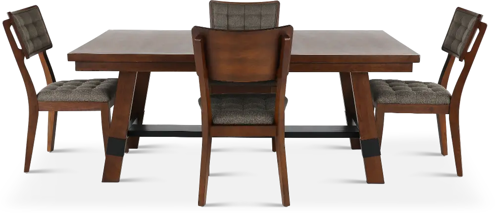 Nordic Brown 5 Piece Dining Set-1