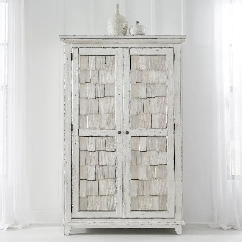 River Place White Armoire