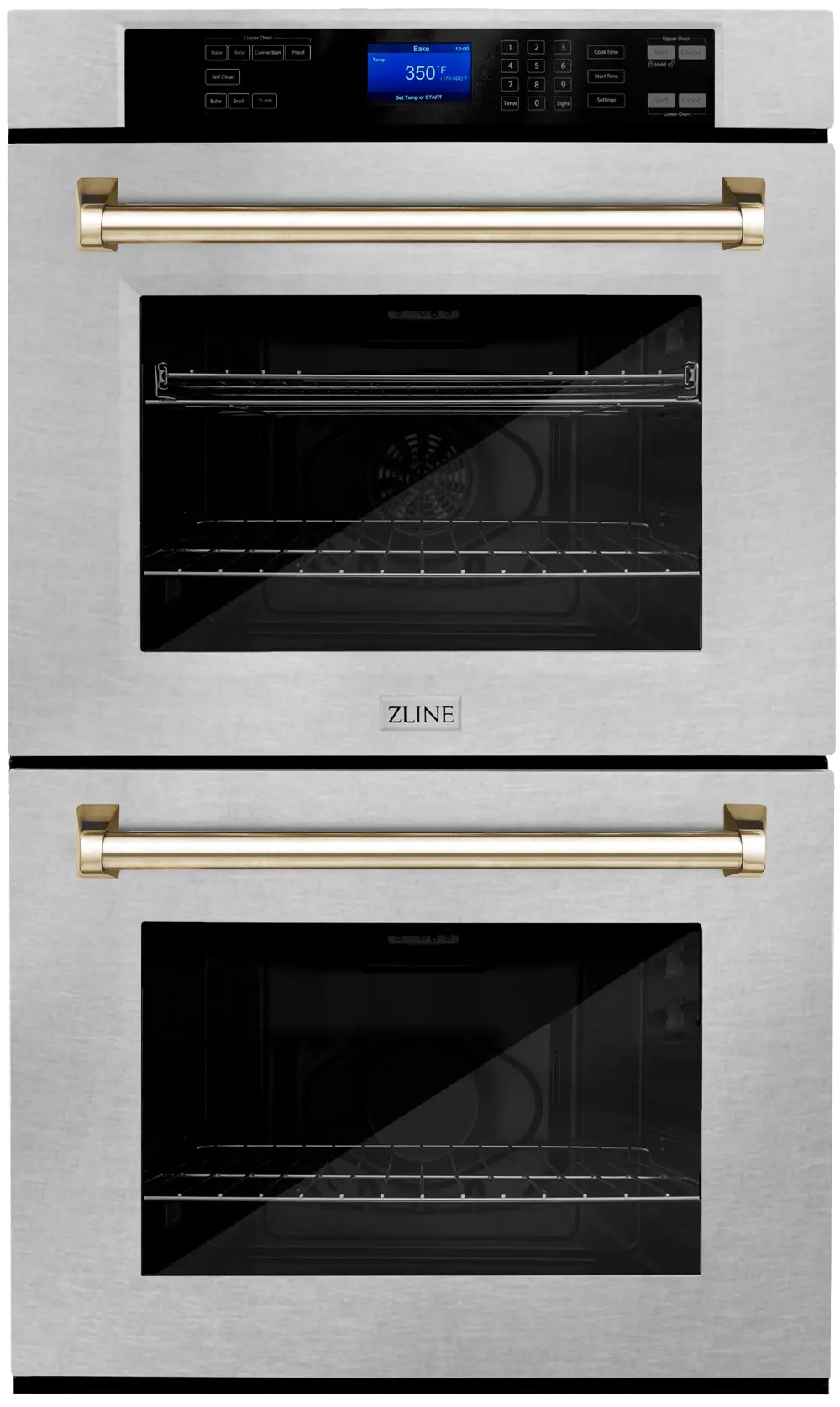 AWDSZ-30-G ZLINE Autograph Edition 10 cu ft Double Wall Oven - DuraSnow® Stainless Steel 30 Inch-1