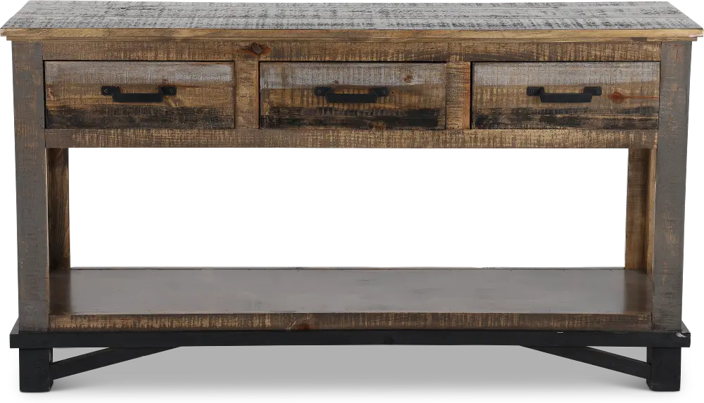 Loft Brown Sofa Table-1