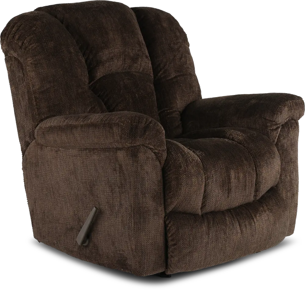 Equalizer Fudge Dark Brown Manual Rocker Recliner-1