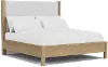 Davie Oak King Upholstered Bed