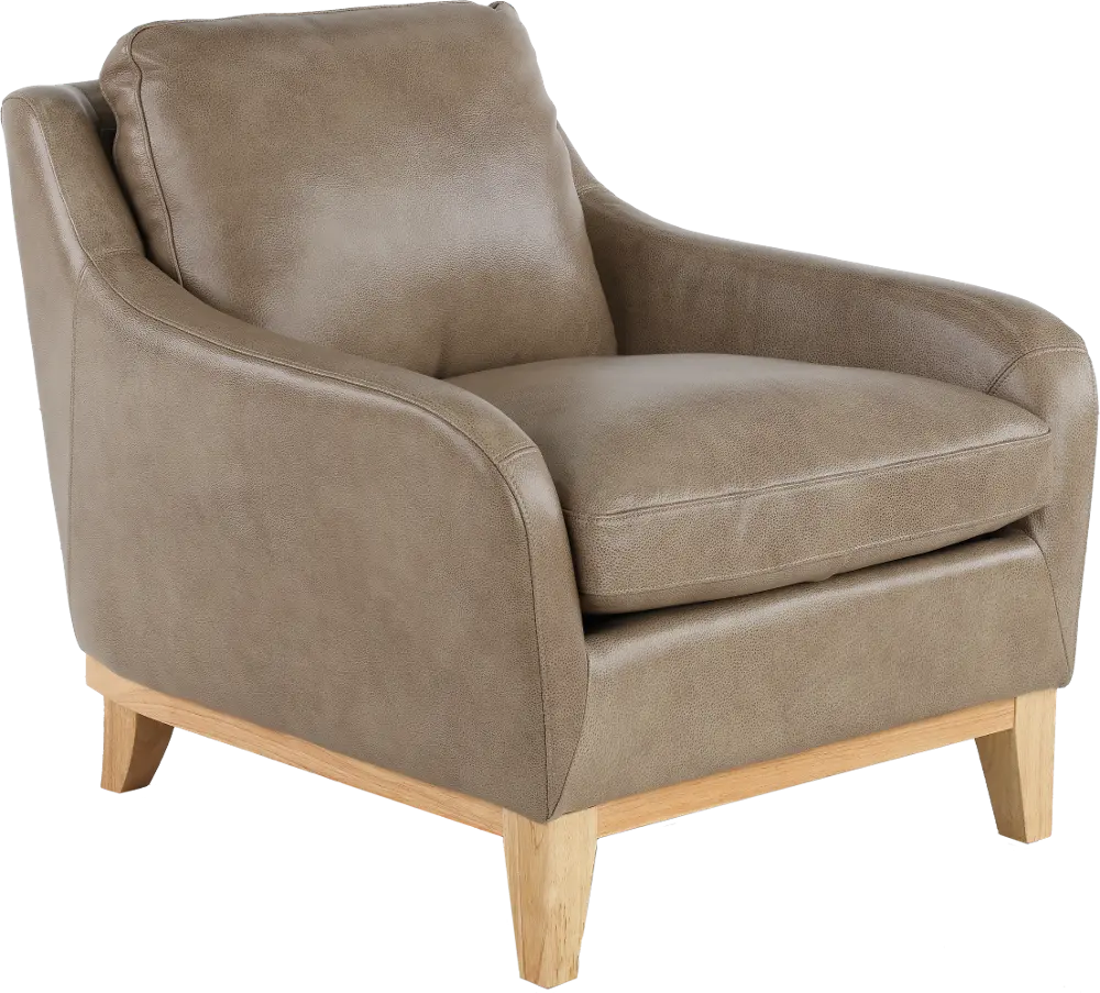 Cammack Sandy Brown Leather Chair-1