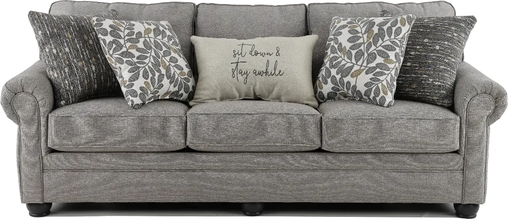 Simplicity Gray Sofa-1
