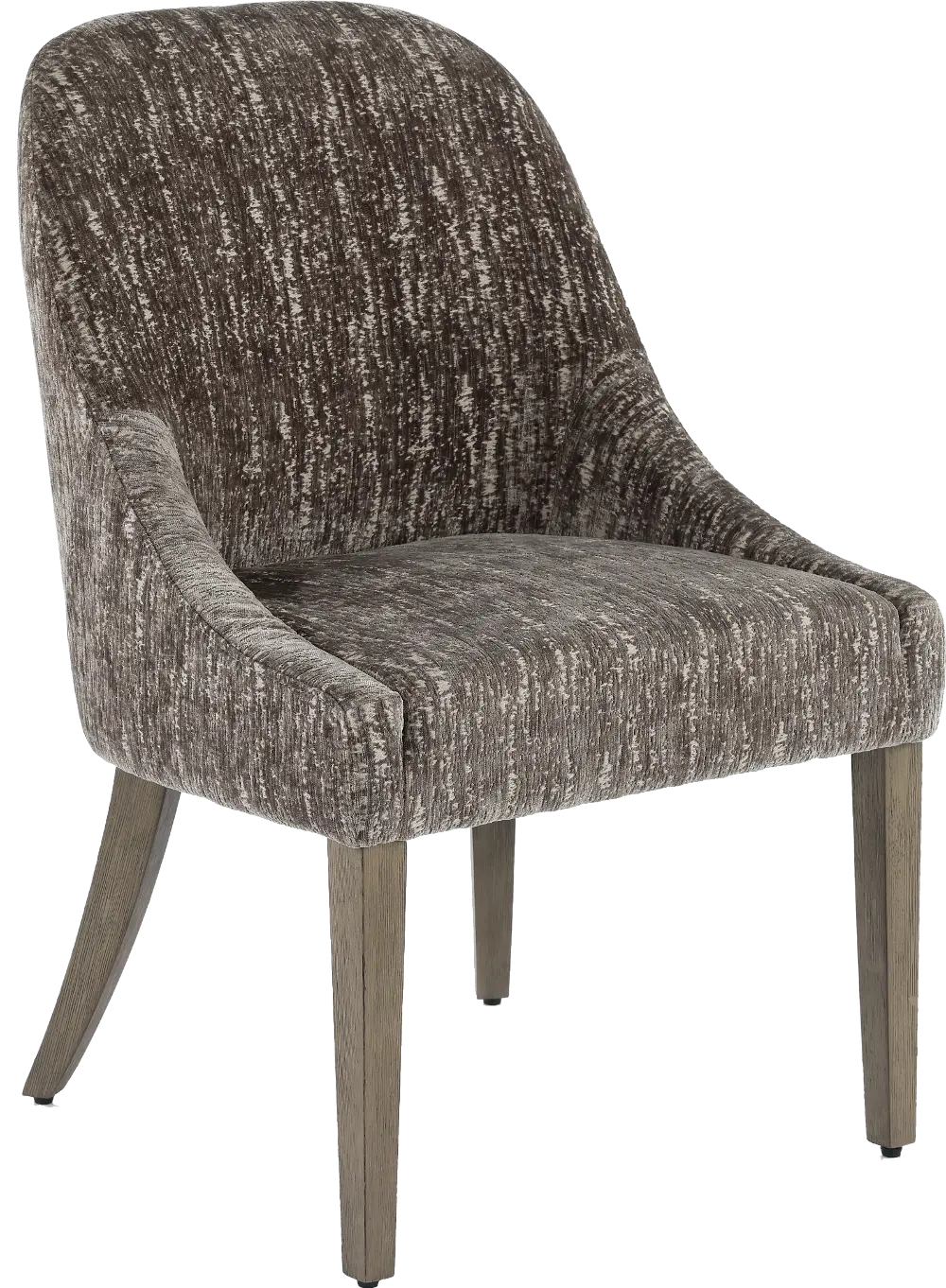 Pure Modern Gray Upholstered Dining Chair-1