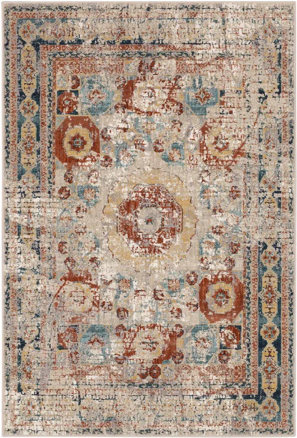 91980-10038/BEI-8X11 Soiree 8 x 11 Cristales Oyster Area Rug-1