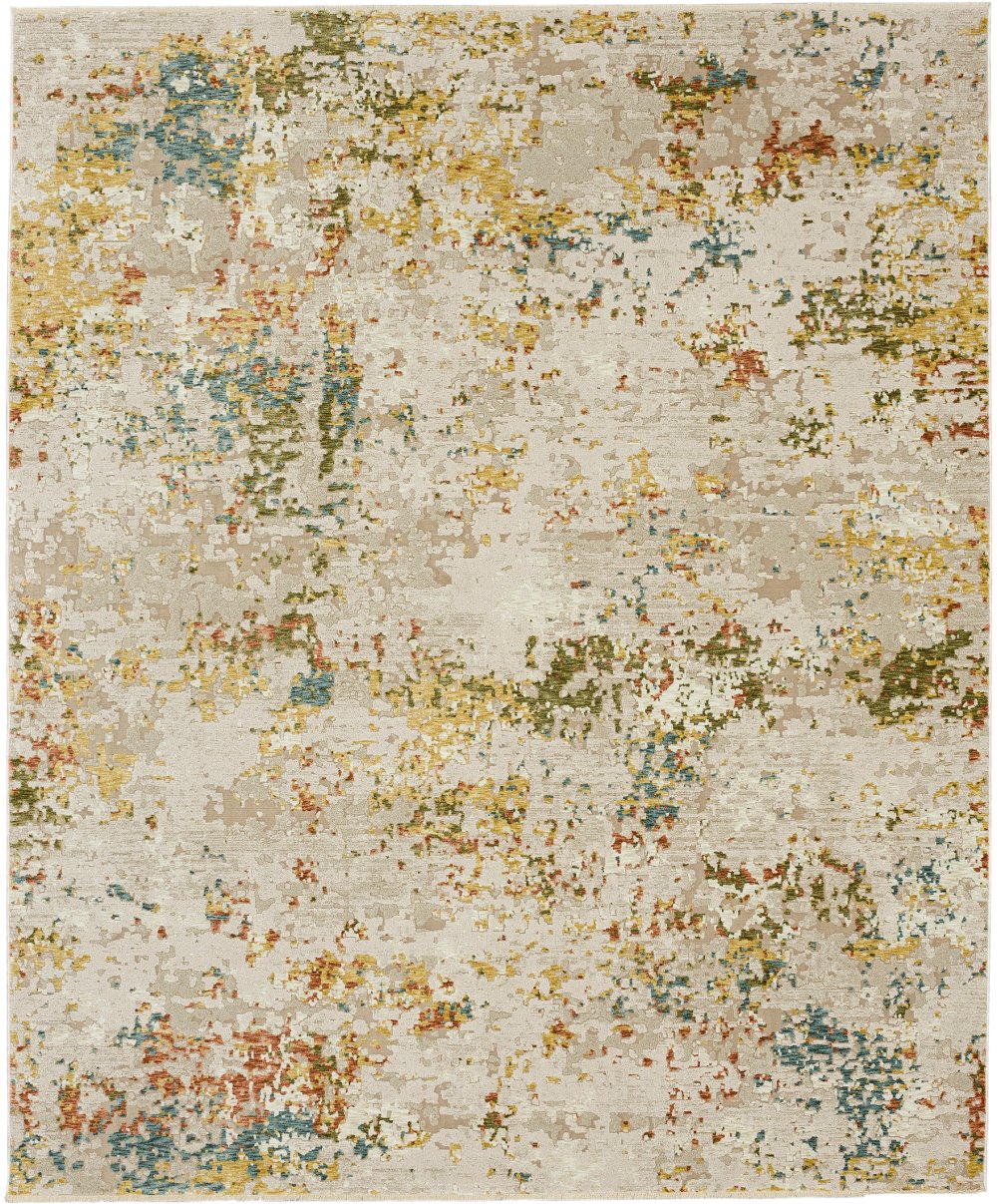 Memento 8 x 10 Sentimental Beige Area Rug