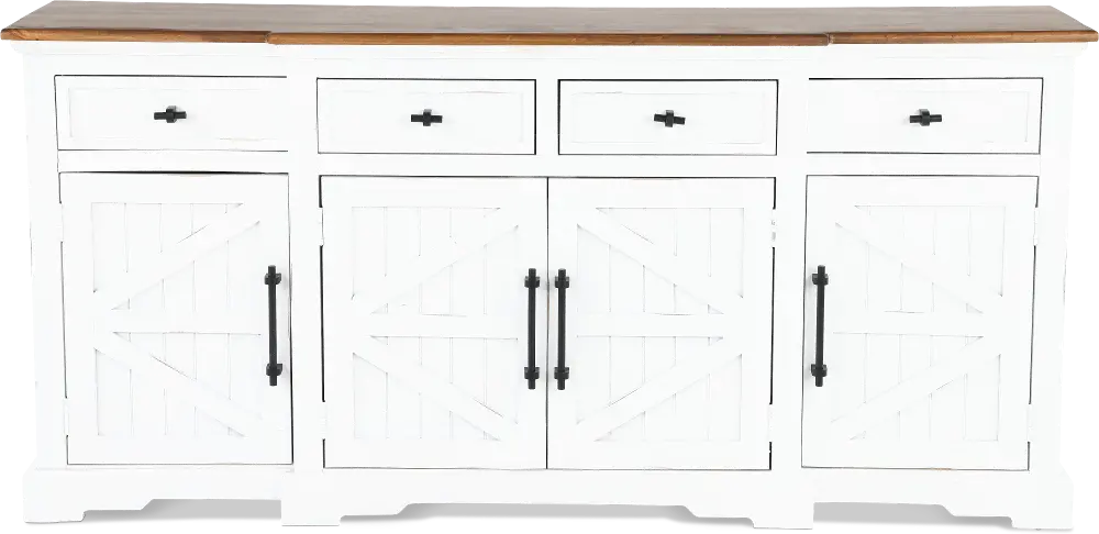 Santa Barbara White 70  TV Stand-1