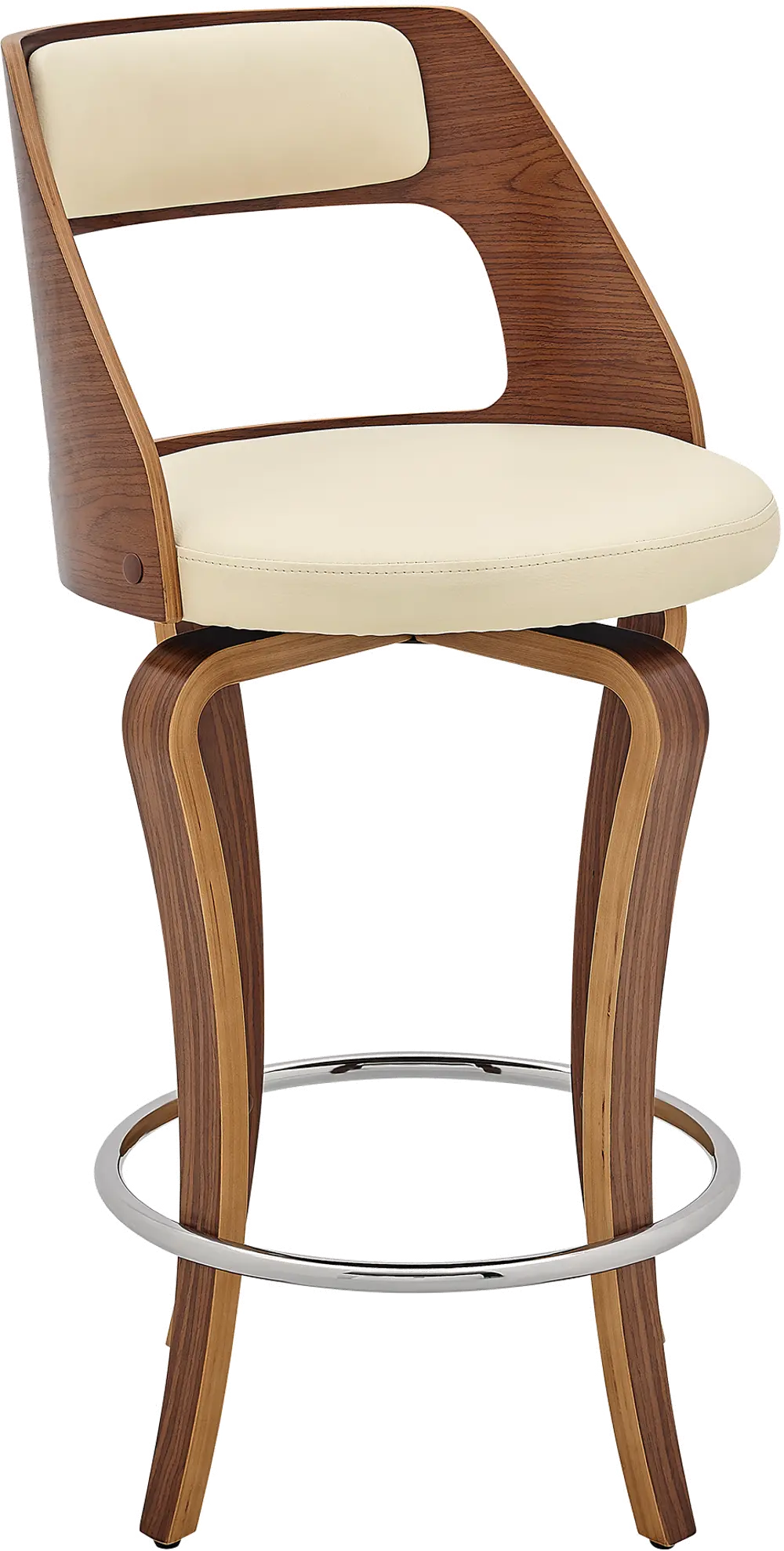 LCGRBAWACR26 Grady Cream Swivel Counter Height Stool-1