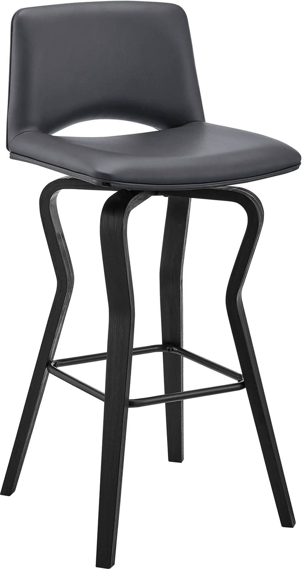 LCGYBABLGR26 Gerty Gray Swivel Counter Height Stool-1
