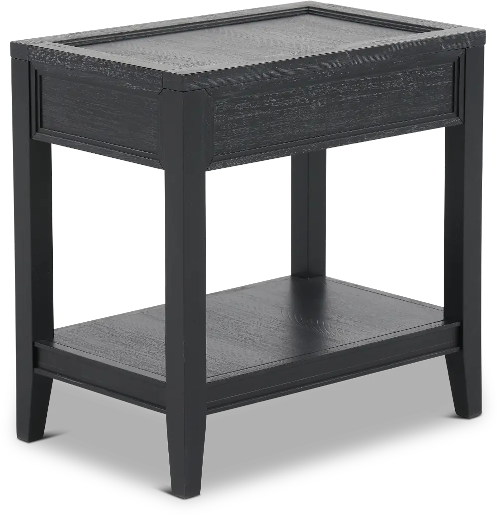 Callahan Domino Black Chairside Table-1