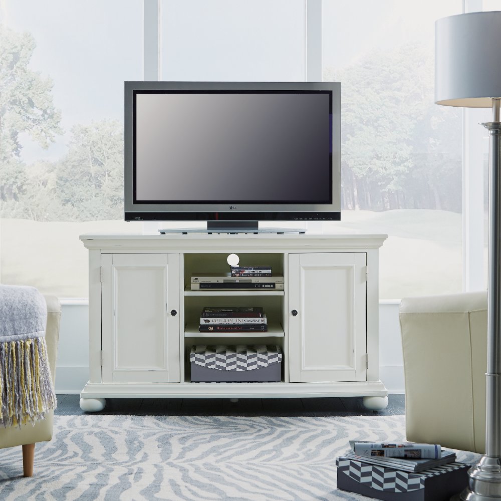 112957020 Dover Off-White 56 TV Stand sku 112957020