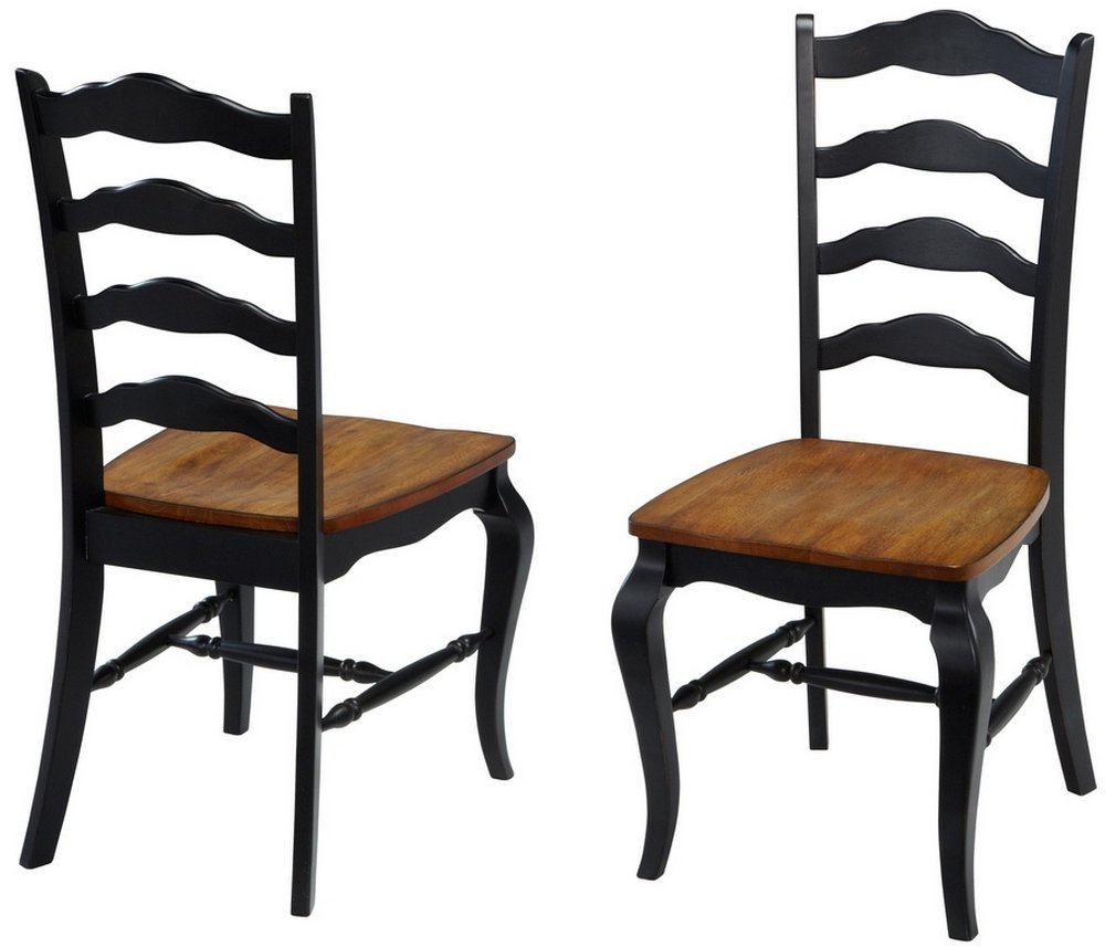 112957048 French Countryside Black Dining Room Chair (Set of sku 112957048