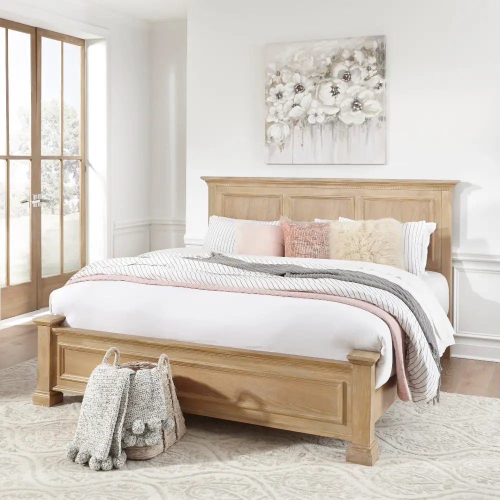 5504-600 Manor House Brown King Bed-1