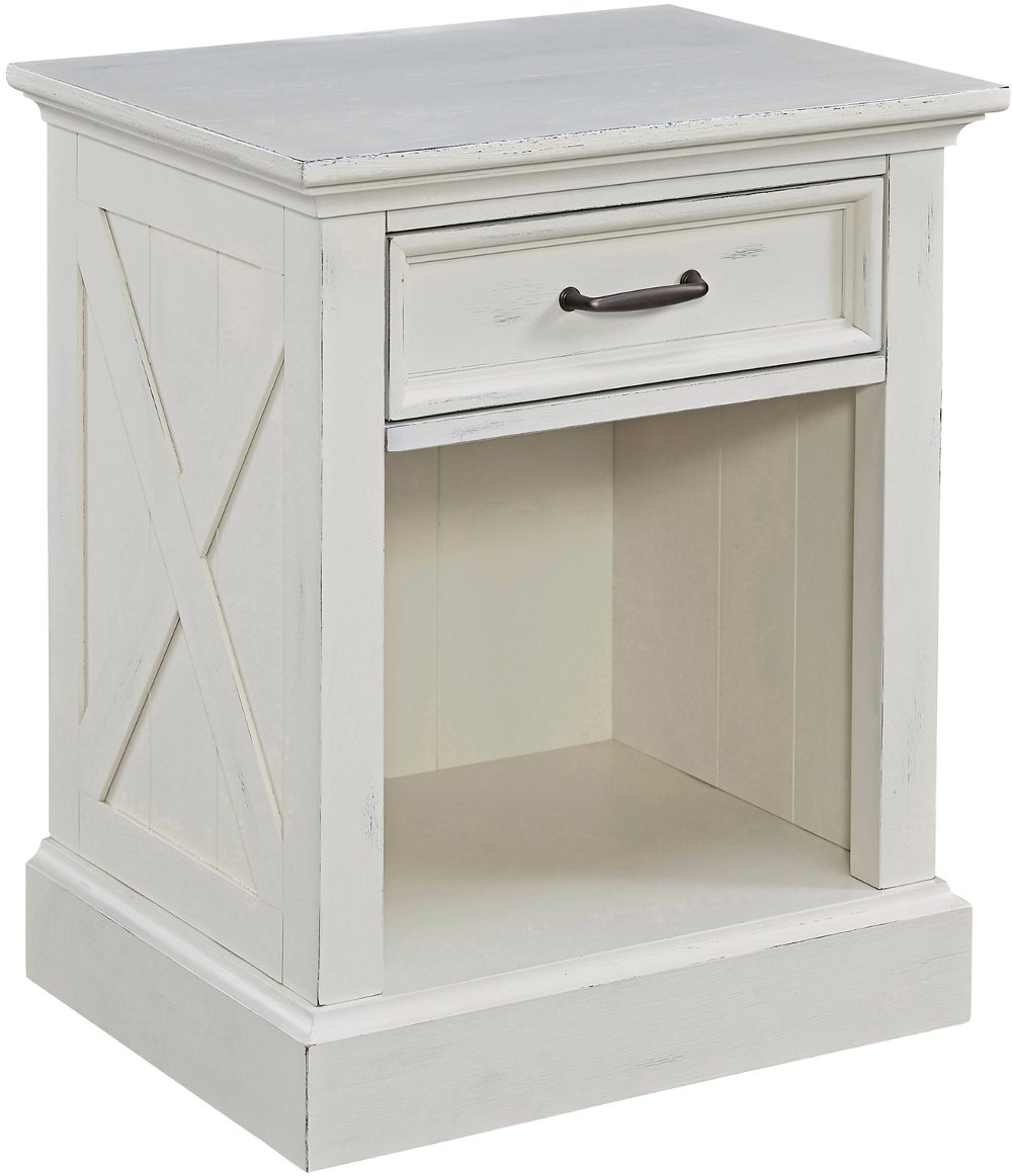 112957234 Seaside Lodge Off-White Nightstand sku 112957234