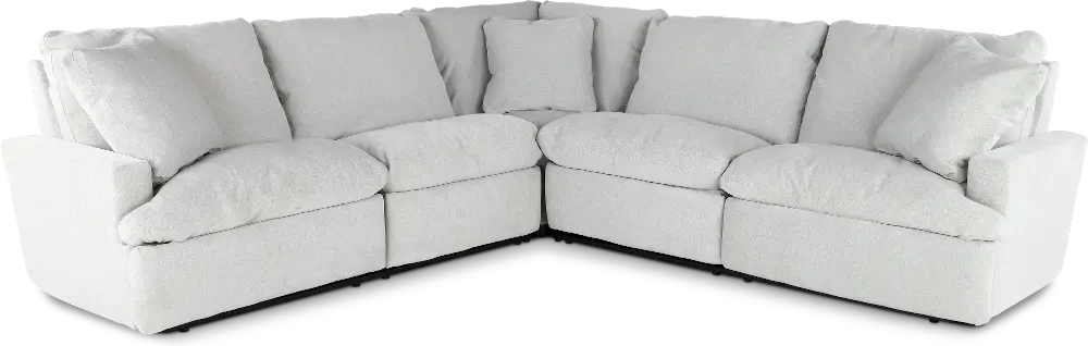310/STRATUS/3PC Stratus Cement White 3-Piece Reclining Sectional-1