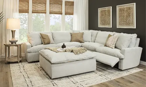 Comfy best sale reclining sectional