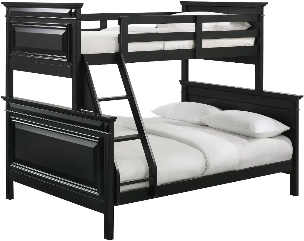 Calloway Black Twin-over-Full Bunk Bed-1