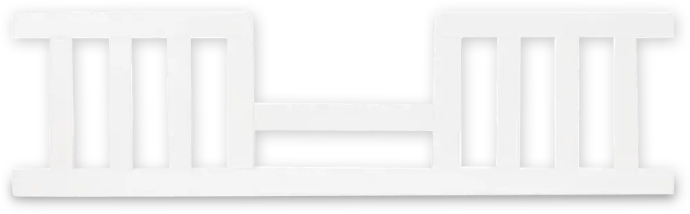F09524.46 Sheldon Matte White Toddler Guard Rail-1