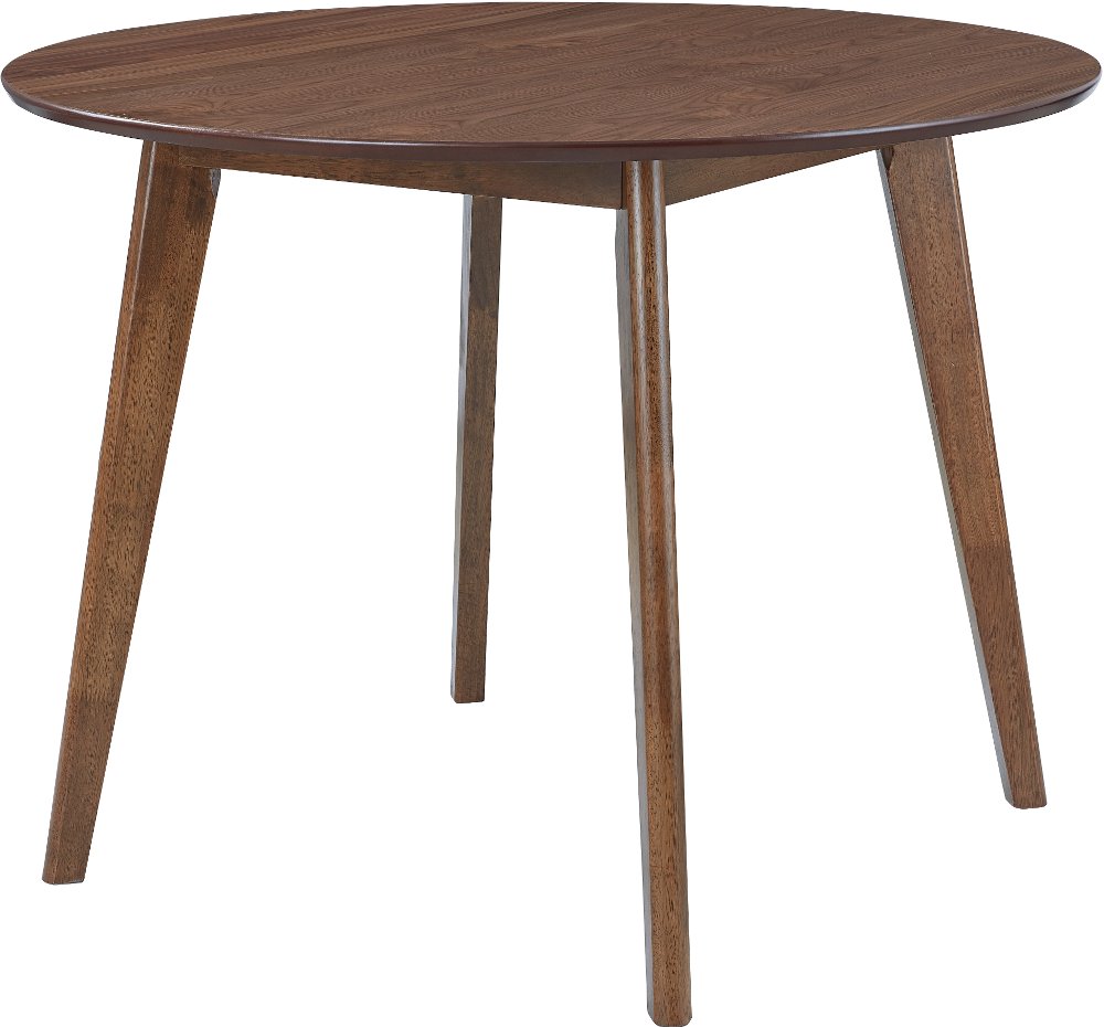 112968198 Arcade Brown Round Dining Room Table sku 112968198